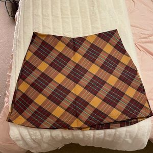 Plaid Skirt